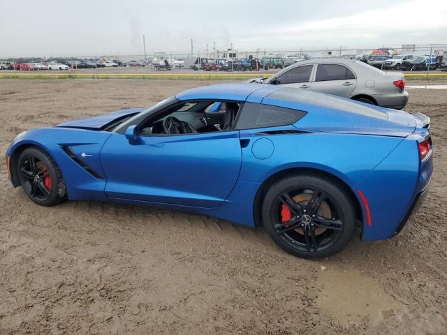 1G1YB2D78G5115323 - 2016 CHEVROLET CORVETTE STINGRAY 1LT BLUE photo 2