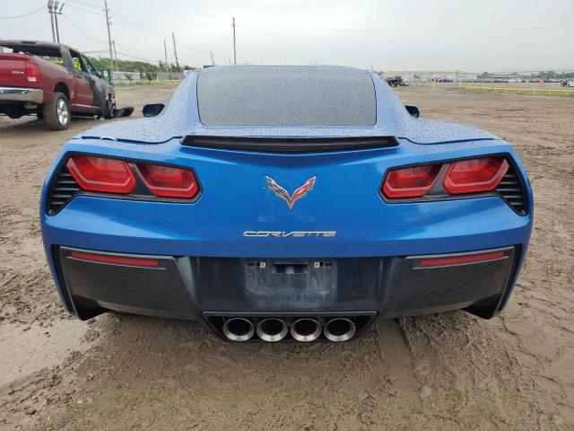1G1YB2D78G5115323 - 2016 CHEVROLET CORVETTE STINGRAY 1LT BLUE photo 6