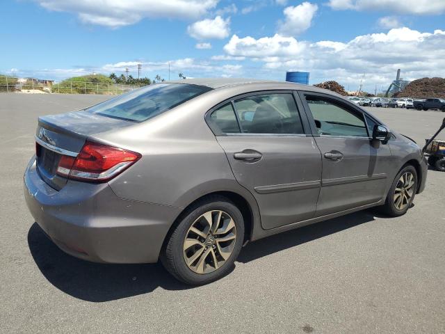 2HGFB2F86FH533523 - 2015 HONDA CIVIC EX GRAY photo 3