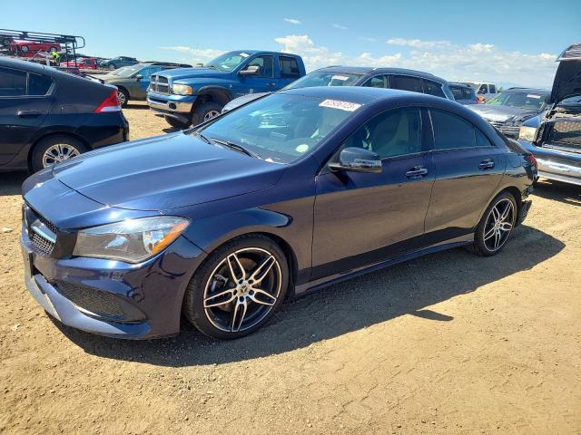 WDDSJ4GB0JN638635 - 2018 MERCEDES-BENZ CLA 250 4MATIC BLUE photo 1