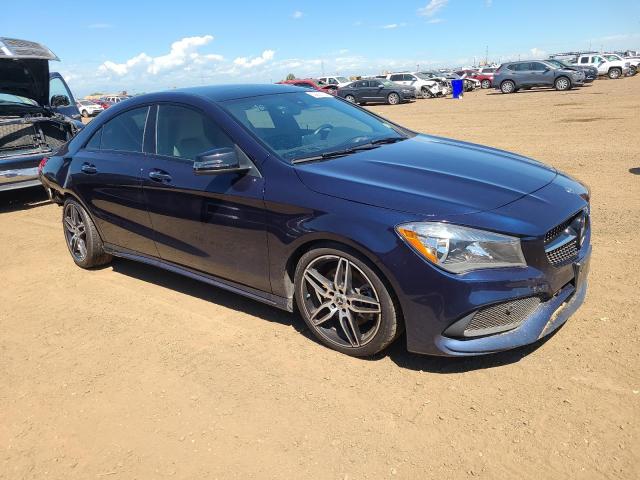 WDDSJ4GB0JN638635 - 2018 MERCEDES-BENZ CLA 250 4MATIC BLUE photo 4