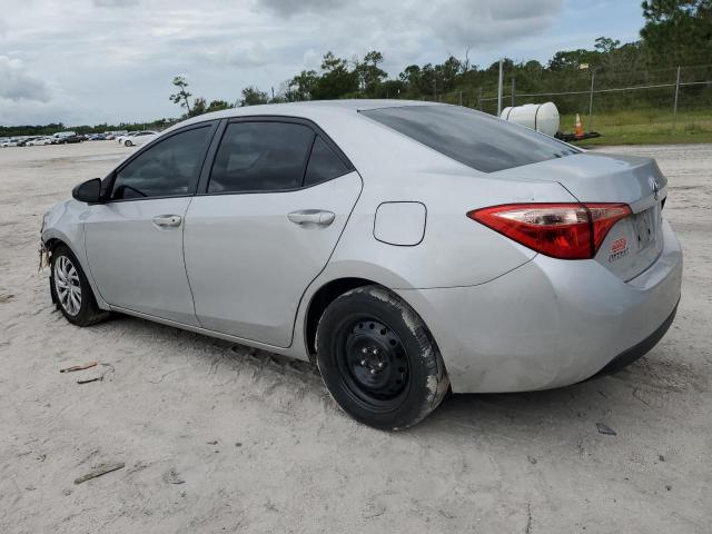 2T1BURHE9HC887388 - 2017 TOYOTA COROLLA L GRAY photo 2