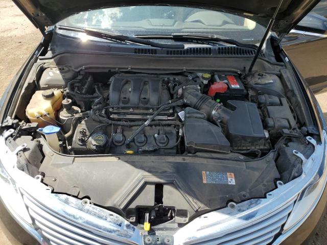 3LN6L2JK7FR617879 - 2015 LINCOLN MKZ BLACK photo 11