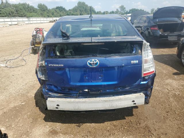 JTDKN3DU0A0012739 - 2010 TOYOTA PRIUS BLUE photo 6