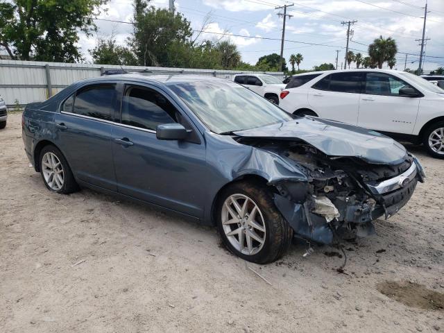 3FAHP0JA4BR237900 - 2011 FORD FUSION SEL TEAL photo 4