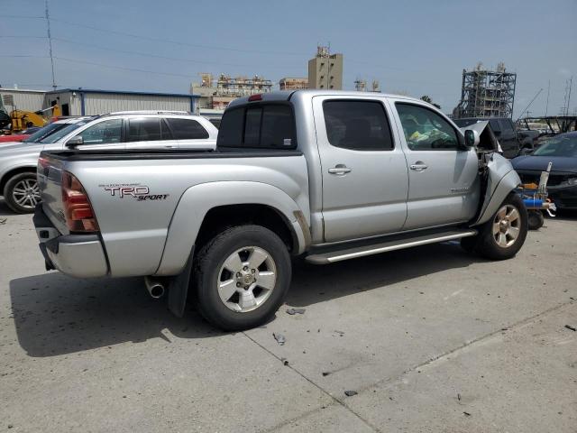 5TEJU62N78Z519952 - 2008 TOYOTA TACOMA DOUBLE CAB PRERUNNER SILVER photo 3