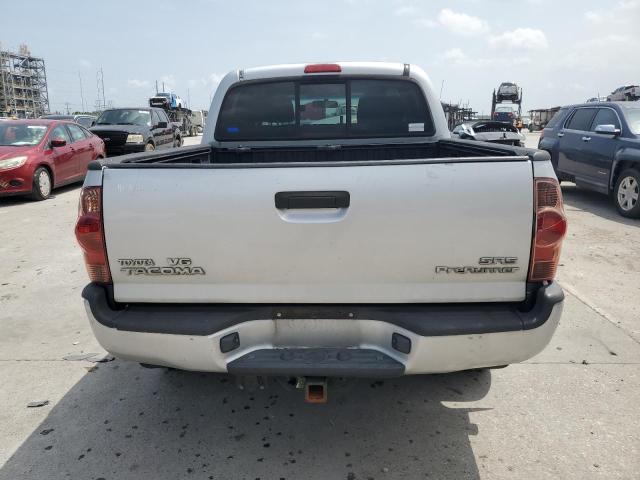 5TEJU62N78Z519952 - 2008 TOYOTA TACOMA DOUBLE CAB PRERUNNER SILVER photo 6