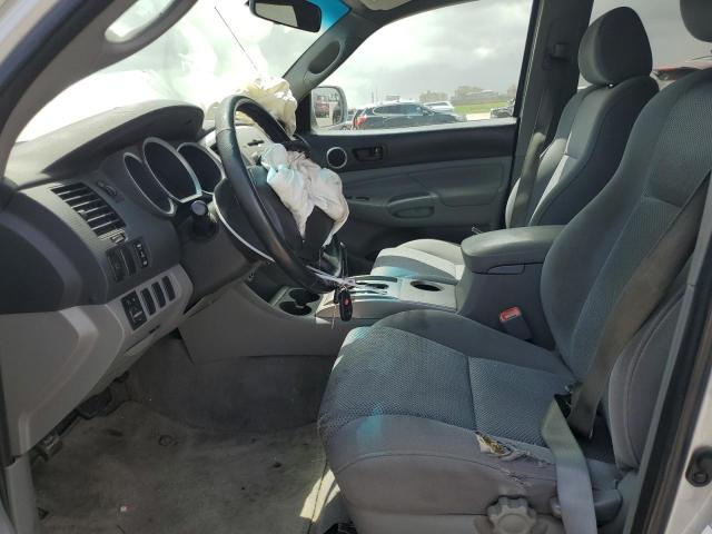 5TEJU62N78Z519952 - 2008 TOYOTA TACOMA DOUBLE CAB PRERUNNER SILVER photo 7