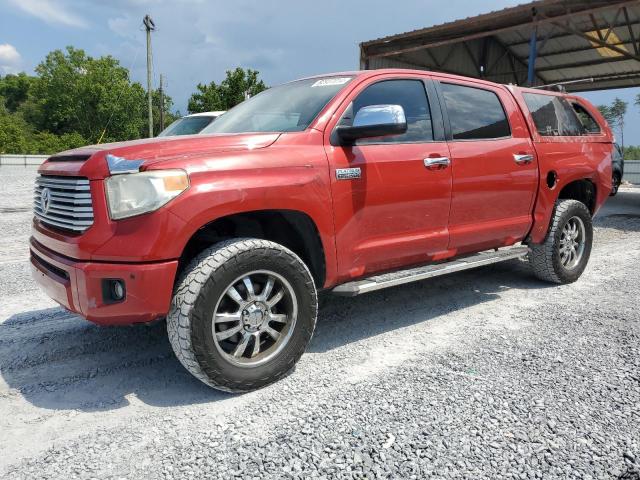 5TFAY5F11EX347474 - 2014 TOYOTA TUNDRA CREWMAX PLATINUM 红色 照片 1