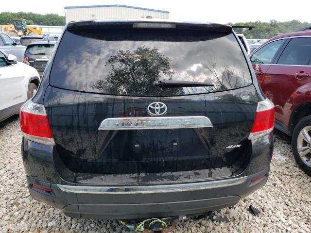 5TDBK3EH1CS160697 - 2012 TOYOTA HIGHLANDER BASE BLACK photo 6