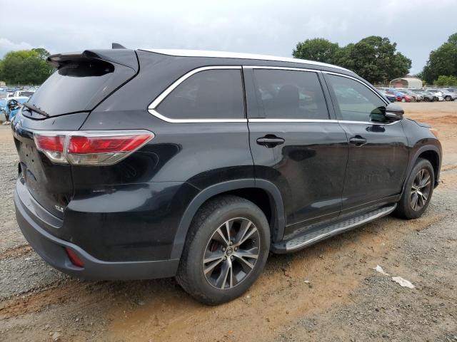 5TDKKRFH1GS501636 - 2016 TOYOTA HIGHLANDER XLE Սև լուսանկար 3