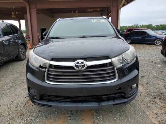5TDKKRFH1GS501636 - 2016 TOYOTA HIGHLANDER XLE Սև լուսանկար 5