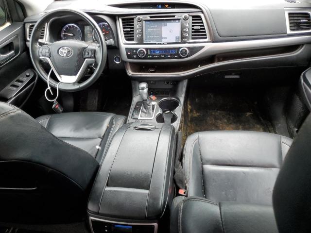 5TDKKRFH1GS501636 - 2016 TOYOTA HIGHLANDER XLE Սև լուսանկար 8