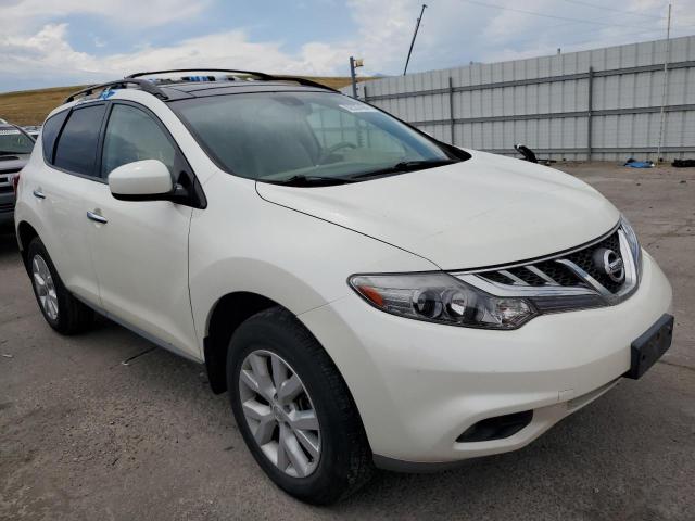 JN8AZ1MWXCW209637 - 2012 NISSAN MURANO S WHITE photo 4