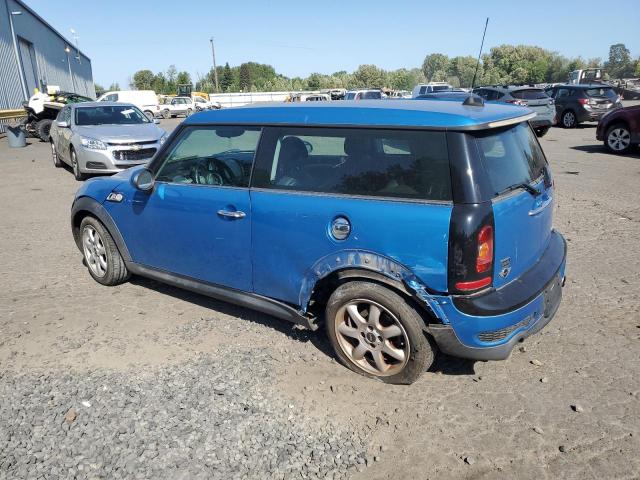 WMWMM33529TP93521 - 2009 MINI COOPER S CLUBMAN BLUE photo 2