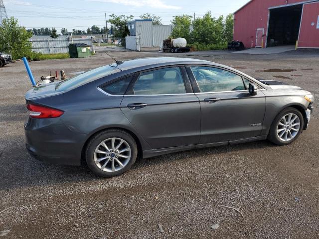 3FA6P0LU9HR127870 - 2017 FORD FUSION SE HYBRID GRAY photo 3