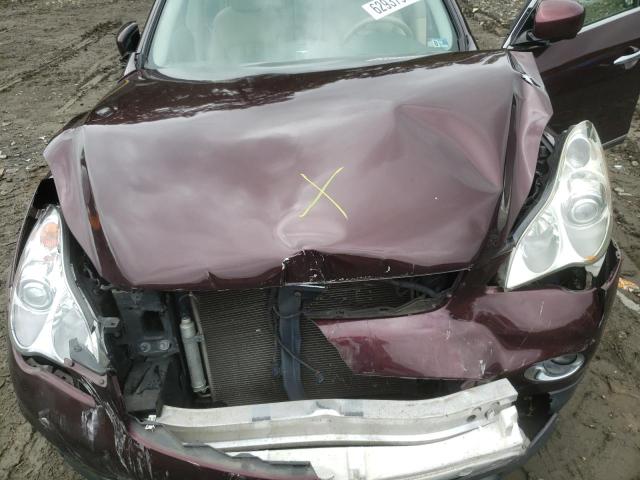 JN1AJ0HR5BM850838 - 2011 INFINITI EX35 BASE ბურგუნდია ფოტო 11