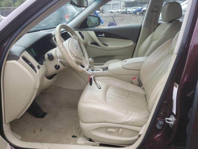 JN1AJ0HR5BM850838 - 2011 INFINITI EX35 BASE ბურგუნდია ფოტო 7