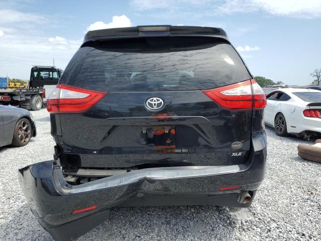 5TDYZ3DC4KS979391 - 2019 TOYOTA SIENNA XLE BLACK photo 6