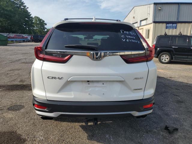 2HKRW2H90MH603527 - 2021 HONDA CR-V TOURING WHITE photo 6