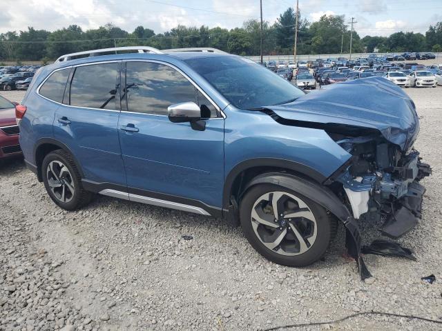 JF2SKARC3NH529815 - 2022 SUBARU FORESTER TOURING 蓝色 照片 4