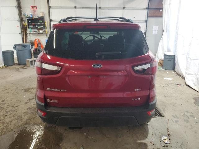 MAJ6P1CL3JC181411 - 2018 FORD ECOSPORT SES RED photo 6