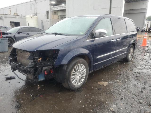 2C4RC1CG2DR808634 - 2013 CHRYSLER TOWN & COU TOURING L BLUE photo 1