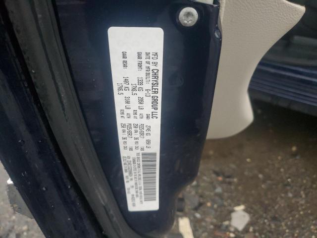 2C4RC1CG2DR808634 - 2013 CHRYSLER TOWN & COU TOURING L BLUE photo 13