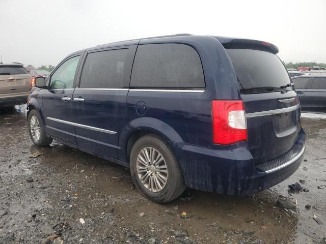2C4RC1CG2DR808634 - 2013 CHRYSLER TOWN & COU TOURING L BLUE photo 2