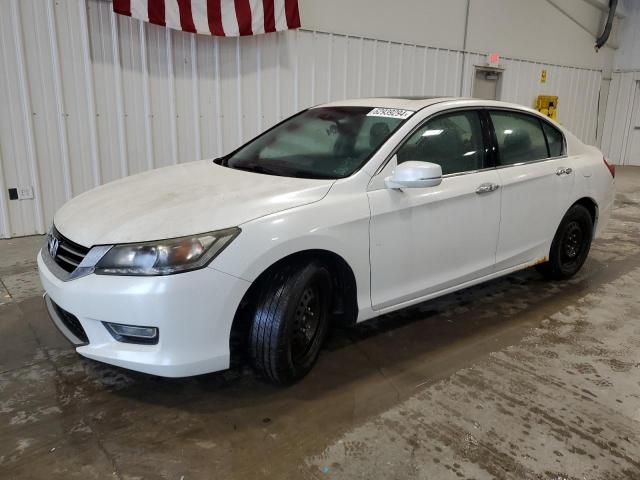 1HGCR3F8XDA026947 - 2013 HONDA ACCORD EXL WHITE photo 1