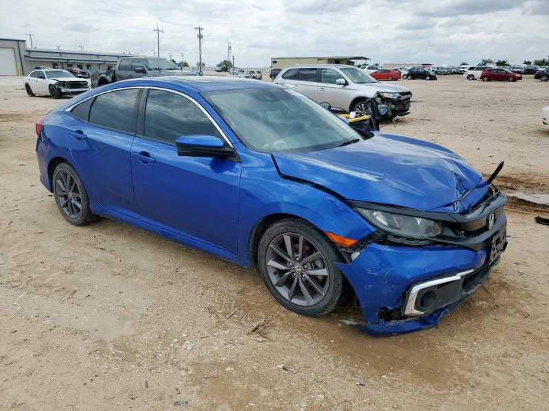 19XFC1F72ME007749 - 2021 HONDA CIVIC EXL Mavi foto 4