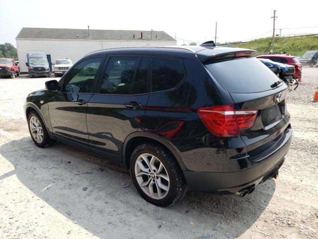 5UXWX9C50D0A30950 - 2013 BMW X3 XDRIVE28I BLACK photo 2