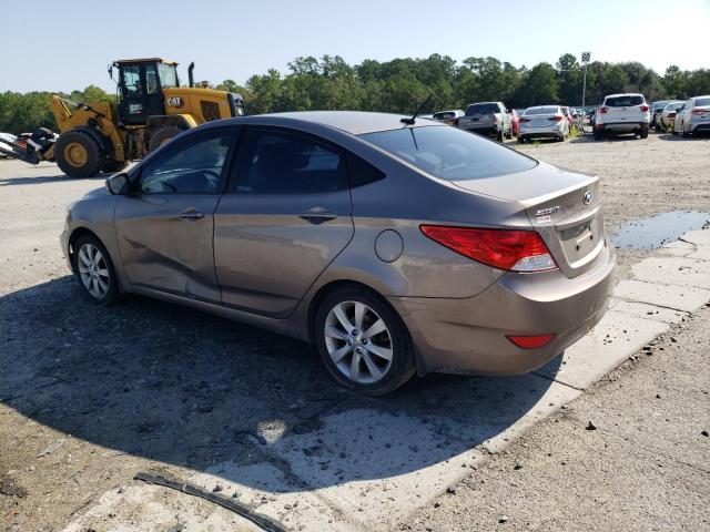 KMHCU4AE6DU294260 - 2013 HYUNDAI ACCENT GLS TAN photo 2