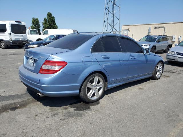 WDDGF8BB3BR152479 - 2011 MERCEDES-BENZ C 300 4MATIC BLUE photo 3