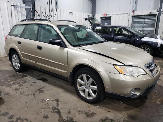 4S4BP61C897326659 - 2009 SUBARU OUTBACK 2.5I TAN photo 4