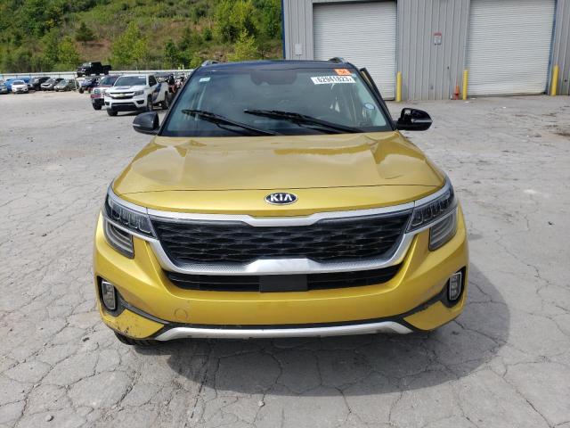 KNDETCA23M7065730 - 2021 KIA SELTOS SX YELLOW photo 5