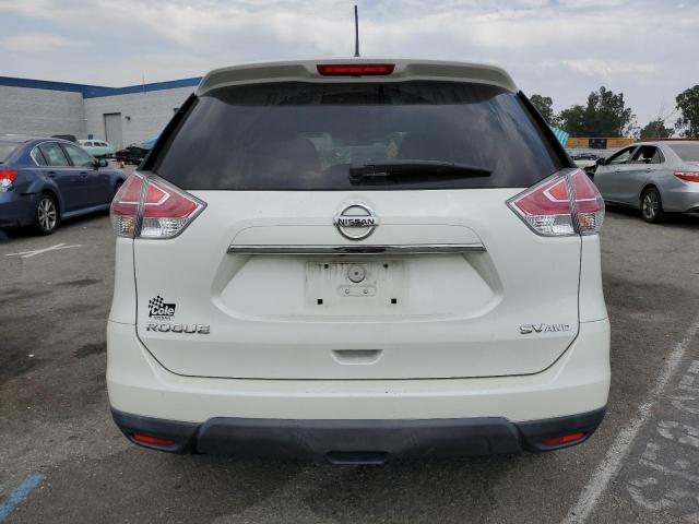 KNMAT2MV0GP693599 - 2016 NISSAN ROGUE S WHITE photo 6