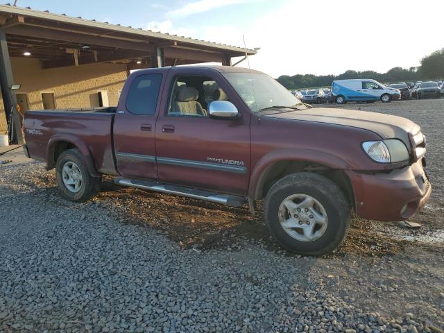 5TBRT34194S443049 - 2004 TOYOTA TUNDRA ACCESS CAB SR5 BURGUNDY photo 4
