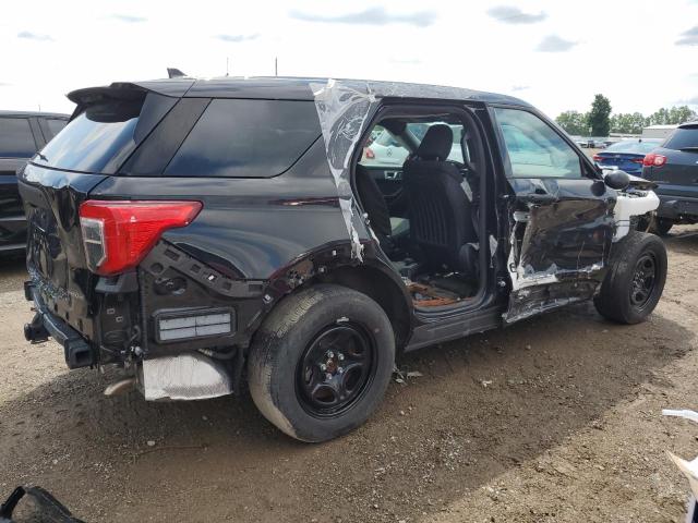 1FM5K8AW3LGB85041 - 2020 FORD EXPLORER POLICE INTERCEPTOR 黑色 照片 3