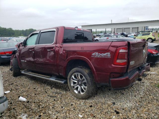 1C6SRFKT3MN645539 - 2021 RAM 1500 LONGHORN MAROON photo 2