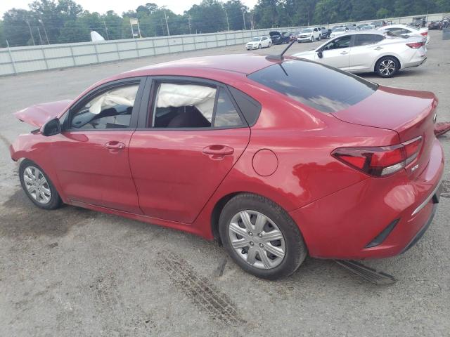 3KPA24AD4ME383056 - 2021 KIA RIO LX RED photo 2