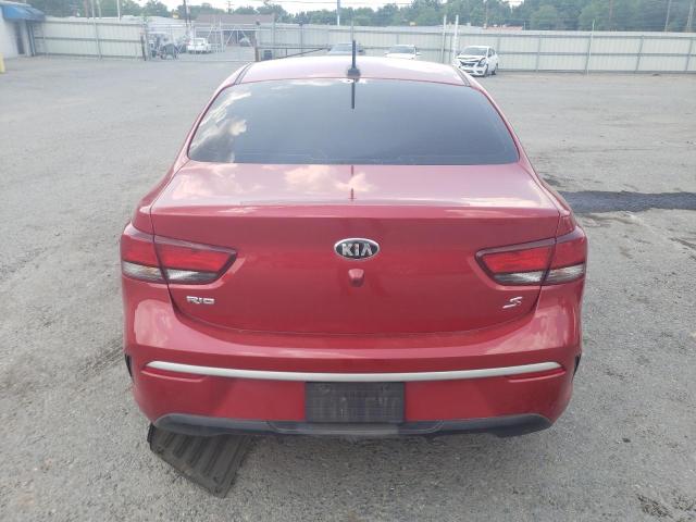 3KPA24AD4ME383056 - 2021 KIA RIO LX RED photo 6