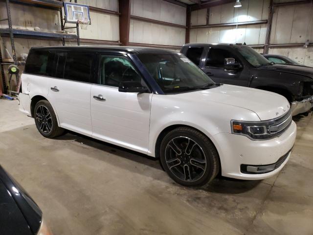 2FMHK6DT3EBD02873 - 2014 FORD FLEX LIMITED WHITE photo 4