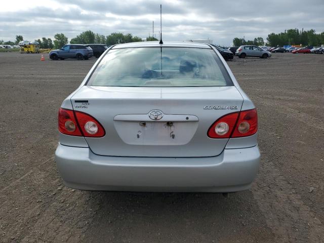 2T1BR32E66C664312 - 2006 TOYOTA COROLLA CE SILVER photo 6