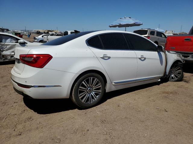 KNALN4D77E5121130 - 2014 KIA CADENZA PREMIUM WHITE photo 3