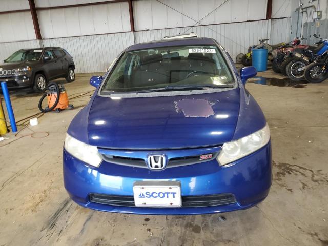 2HGFA55527H707486 - 2007 HONDA CIVIC SI BLUE photo 5