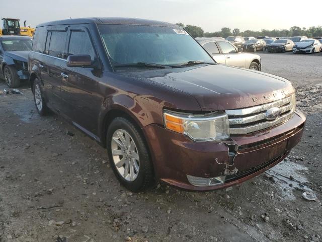 2FMDK52CX9BA16844 - 2009 FORD FLEX SEL BURGUNDY photo 4