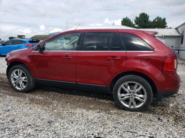 2FMDK3KC4DBC49101 - 2013 FORD EDGE LIMITED RED photo 2