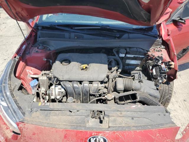 3KPF24AD4KE116275 - 2019 KIA FORTE FE RED photo 11