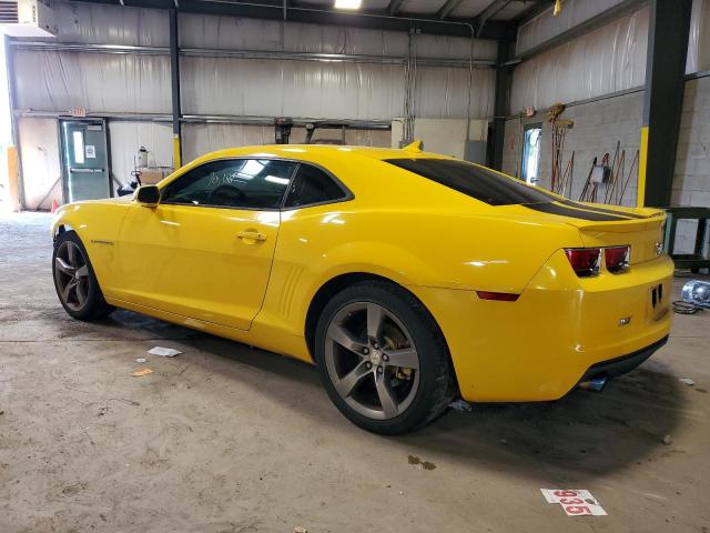 2G1FB1E33C9204808 - 2012 CHEVROLET CAMARO LT YELLOW photo 2